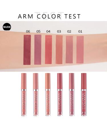 Fasurid 6Pcs Liquid Matte Lipstick Set | Long-Lasting & Waterproof Velvet Lip Gloss Kit for Women | Perfect Lip Makeup Gift for Girls & Mothers - Buy Online on GoSupps.com