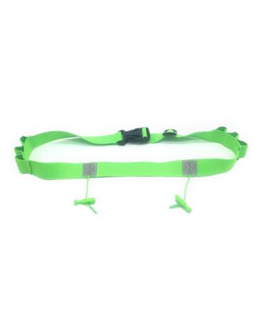 Running number belt with elastic gel and reflective strip for runners cyclists triathletes start number belts with bag start number belt nutrition hip belt start number belt 6