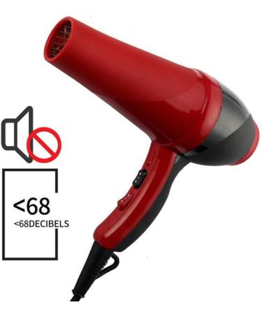 Hair Dryer 2300W Ionic Professional Blow Dryer with 2 Air Nozzles Low Noise Hairdryer with 2 Speed 3 Heat Settings Powerful AC Motor Fast Drying for Home and Salon Men and Women Small Gift - Buy Online on GoSupps.com