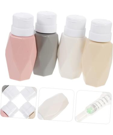  Mipcase Mipcase 4Pcs Nail Press Bottle Squeeze Bottles Bottle Travel Pump Travel Shampoo Containers Push Plastic Resurrection Water Spin Manicure - Buy Online on GoSupps.com