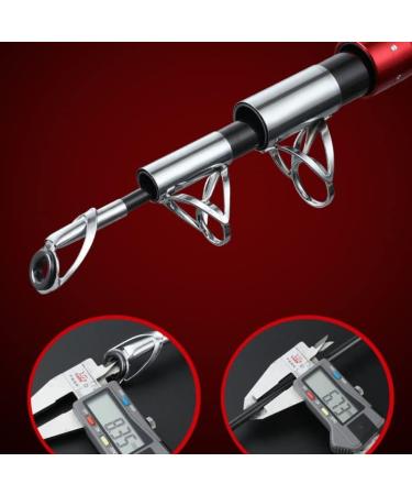 Buy ZwWF 2.4-4.5m Carbon Fishing Rod 50kg Capacity High-Quality Telescopic Fishing Equipment (4.5m Only Rod Off-White) - International Shipping Available - Buy Online on GoSupps.com