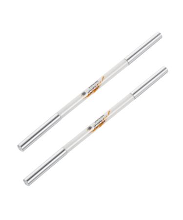 SOESFOUFU 2pcs Abs (shell) Gray Eyebrow Pencils 2 in 1 Brow Pen Eyebrow Pen