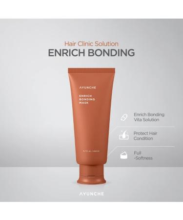 AYUNCHE Enrich Bonding Hair Mask 6.7 fl oz - Nourishing Deep Conditioner for Dry & Damaged Hair - Buy Online on GoSupps.com