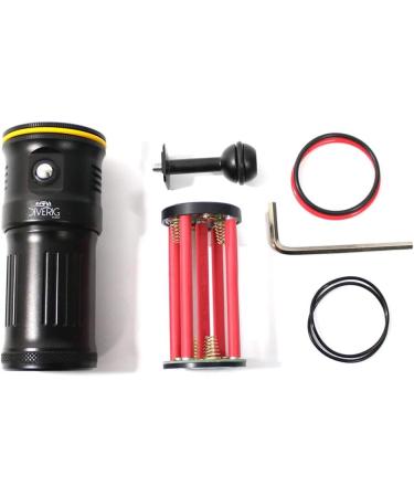 Diving Flashlight 6000 Lumen Scuba Underwater LED Video Light | 110 Wide Beam Angle Camera Torch for 100m/330ft Depth - Buy Online on GoSupps.com