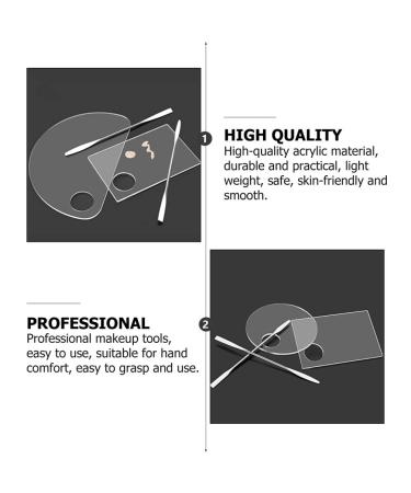 Lurrose Foundation Palette Set - Colored Mixing Tray & Eyeshadow Cosmetics | Art Makeup Tools for Flawless Application - Buy Online on GoSupps.com