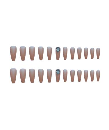 Chtom Ni a 132 Milk Tea Mat Drill - 24 Nail Film Tablet Stickers for DIY Nail Art - International Shipping Available - Buy Online on GoSupps.com