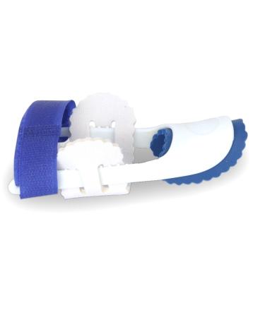 A Pair of Big Toe Bunion Straighteners Night Splint Hallux Valgus Pad Correctors Foot Care (White+Blue) - Buy Online on GoSupps.com