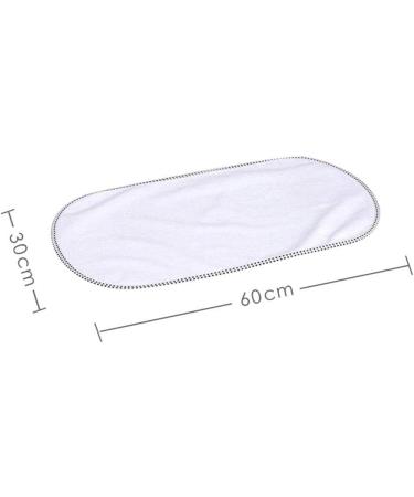 3pcs Cotton Waterproof Changing Pads Set with Flower Headband - 30x60cm | Washable & Reusable Diapers Liners Mat - Perfect for Home & Travel - Buy Online on GoSupps.com