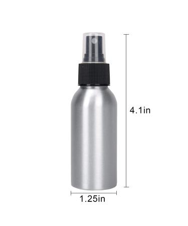 Uheng 10 Pack 1oz Aluminium Fine Mist Spray Bottles - Refillable Perfume Atomizer Essential Oil Cosmetic Travel Container - Black - 30ML - Pack of 10 - Buy Online on GoSupps.com