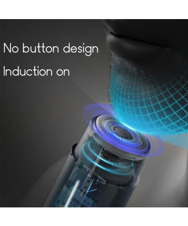 Buy IPX7 Waterproof Electric Razor for Men - Portable Rechargeable Mini Induction Shaver for Travel & Bath - Ideal Wet & Dry Use in Grey - Buy Online on GoSupps.com