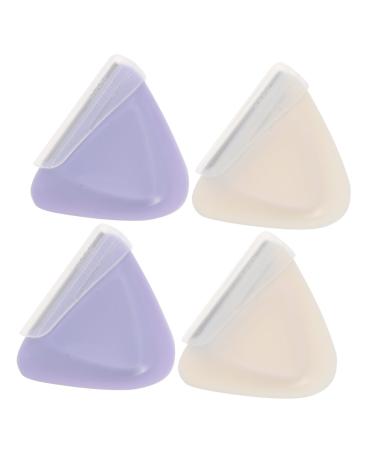 Beaupretty 4pcs Eyebrow Trimmer Brow Razor Facial Hair Remover Face Razor Brow Shaver Facial Hair Razor Face Shaver Eyebrow Kit 4.5X3.8X0.3CM Assorted Color