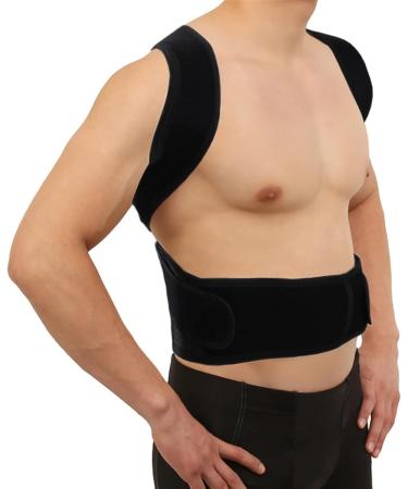 Oakye Back & Shoulder Support Braces - Pain Relief & Posture Correction Belt - Silver XXL - Buy Online on GoSupps.com