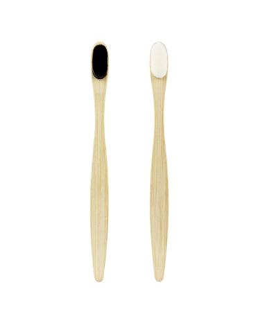 So Nice Bamboo eco Friendly Toothbrush (10000 bristles) Wood Tooth Brush Natural Bamboo toothbrushes Plastic Free Sustainable Products Toothbrushes 2 pcs