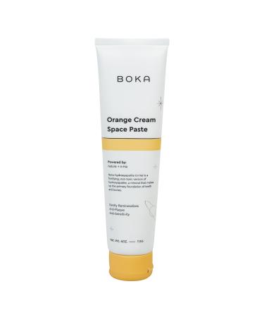 Boka Orange Cream Natural Toothpaste, Nano-Hydroxyapatite for Remineralizing, Sensitivity and Whitening, Fluoride-Free, Dentist Recommended for Kids and Adults, Made in USA, 4oz (Pack of 1)