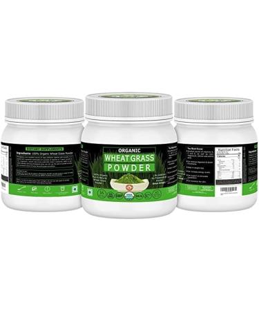 Drect Holy Natural Organic Wheat Grass Powder - 454 GM USDA Certified I 100% Pure&Natural I Nutritional Content of Favorite Green Smoothies I High in chlorophyll - Buy Online on GoSupps.com