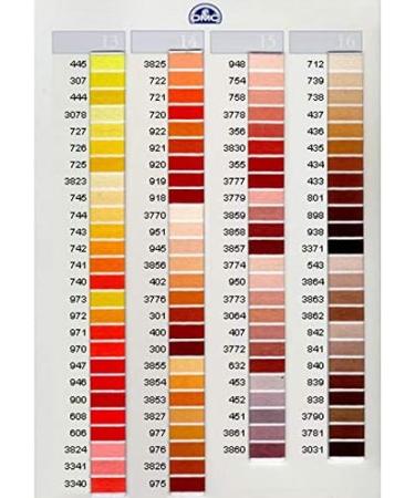 DMC 117 3853 Dark Autumn Gold Cotton Embroidery Thread | 8.7 Yards | International Shipping Available - Buy Online on GoSupps.com