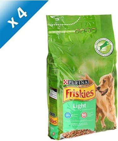 FRISKIES - Light - Chicken - 4kg - Croquettes for Adult Dogs - Pack of 4 - Buy Online on GoSupps.com