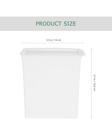 Alipis Box Sheet Laundry Detergent Storage Box Plastic Drawers Plastic Containers Washing Machine Iron Bucket Sundries Storage Bucket White With Cover Washing Powder Bucket - Buy Online on GoSupps.com
