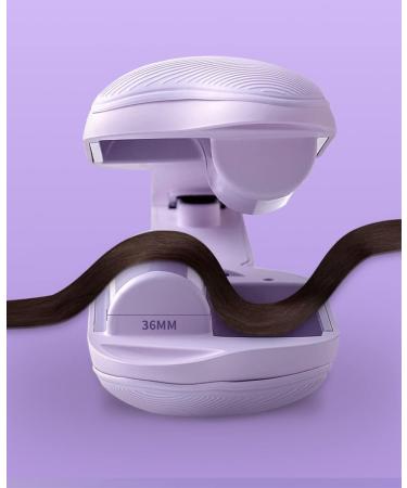 Auto Hair Curler Automatic Curling Iron Wand with 1.4inch Large Ceramic Barrel Curling Iron with 3 Adjustable Temperature Control for Beginners Rotating Curling Wand Hair Styling One Size Purple OneSize Purple - Buy Online on GoSupps.com