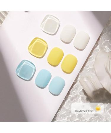 Karma Fluorescence Gel Varnish 15ml Nail Gel Polish White Yellow Blue Nail Salon Gel Lacquer Soak Off UV LED Gel Nail Polish - (Color: White) - Buy Online on GoSupps.com