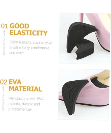 Healvian 18 Pairs Toe Plug Adjustment Pads for Pointed Shoes | Comfortable Shoe Plug EVA for Perfect Fit - Shop Now - Buy Online on GoSupps.com