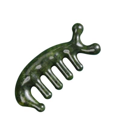 Frcolor 5-Pack Jade Massage Combs - Reliable 3D Massage Tools for Relaxation | Premium Jade Craft - Buy Online on GoSupps.com