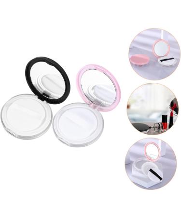 MAGICLULU 4 Sets Powder Puff Storage Box Loose Powder Compact Container Travel Lotion Container Portable Powder Container Accessories Rosy Lips Makeup Concealer Foundation Box Clamshell - Buy Online on GoSupps.com
