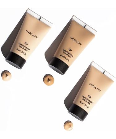 Inglot YSM Cream Liquid Foundation Makeup Matching Natural Complexion and Silky Smooth Matte For All Skin Type 30ml: 39 - Buy Online on GoSupps.com