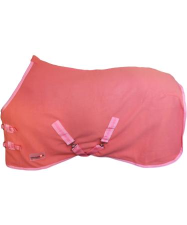 RL24 Sweat Rug BASICLINE - Breathable Fleeced Horse Transport Blanket with Cross Strap - Coralle 65cm | International Shipping Available - Buy Online on GoSupps.com