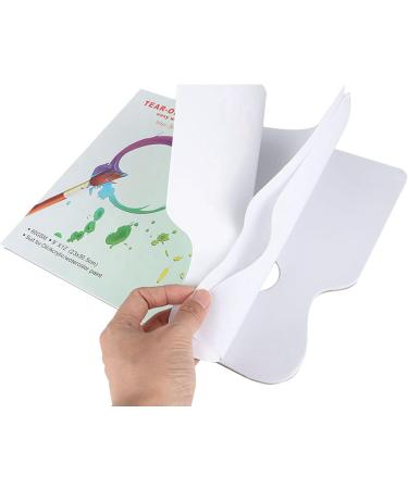RiToEasysports Paper Palette 30 Leaves Pallet Paper for Watercolor Gouache Oil Painting Compact Size and Convenient Thumb Hole - Buy Online on GoSupps.com