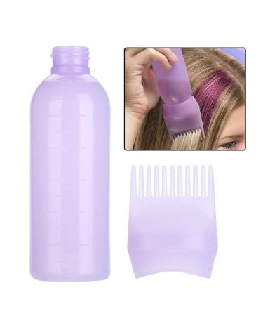 Hair Color Shampoo Dye Bottle with Ridge Applicator - 3 Colors Available (Purple) | Essential Hair Dye Tools for Perfect Application - Buy Online on GoSupps.com