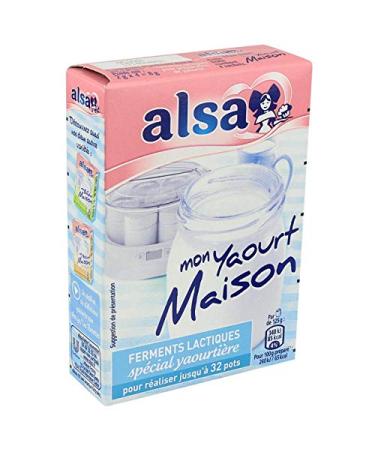 Alsa - My Homemade Yogurt 8G - Pack of 4 - Pack Price - Fast Delivery in Metropolitan France Within 3 Working Days
