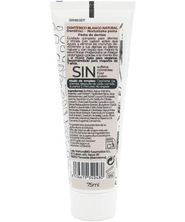  Naturabio Cosmetics NaturaBIO Cosmetics - Natural White Toothpaste with Licorice and Activated Charcoal Gluten Free Fluorine Free Sulfate Free 75ml - Buy Online on GoSupps.com