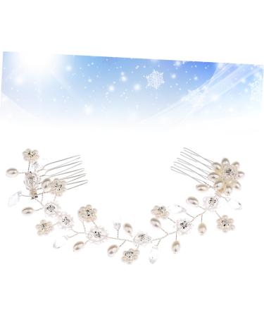 FRCOLOR Set of 2 Bridal Headpieces Hair Accessories Hair Clips Hair Pins Combs Hairdressing Comb Bridal Wedding Hair Comb Hair Combs Side Hair Comb Tiara Bridal Comb Headpiece Hairpin - Buy Online on GoSupps.com