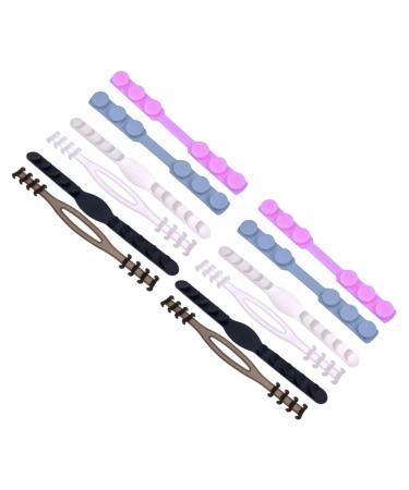 Beaupretty 12st rope buckle for mask extension Face cover Eargente mask strap buckle mask ear rope buckle with hook facial mask lanyard ear line ear hooks