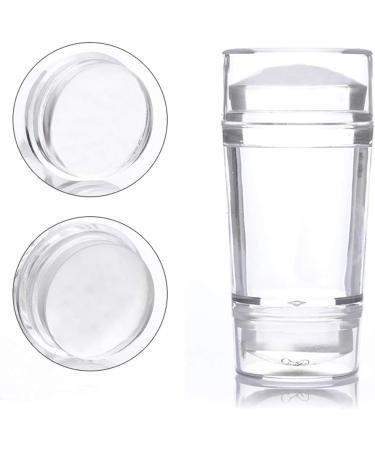 Buy Ailan Double Head Jelly Silicone Nail Stamp Seal - Green Transparent Nail Art Tool for Perfect Manicure - Buy Online on GoSupps.com