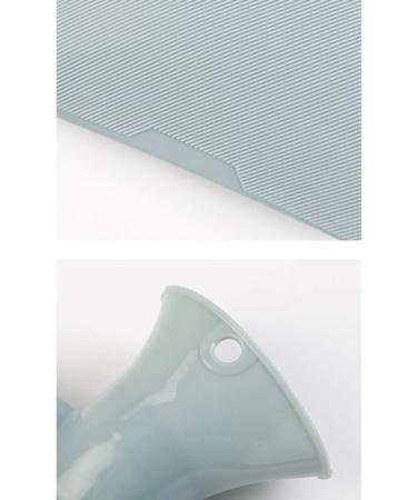 MAIES 2L Classic Hot Water Bottle with Soft Fleece Cover - Ideal for Pain Relief and Warmth | PVC Heat Bottle for Belly & Stomach Comfort - Buy Online on GoSupps.com