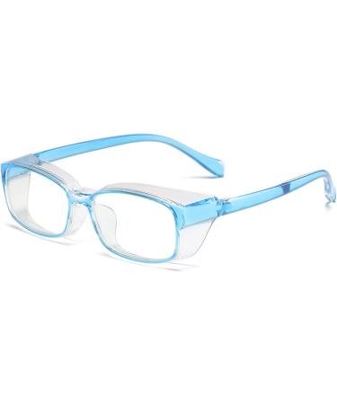Flyrangoov Children's Anti-Fitting Glasses - Blue Light Blocking for Computers Reading Gaming & TV - Perfect for Ages 5-13 - Gray - Buy Online on GoSupps.com
