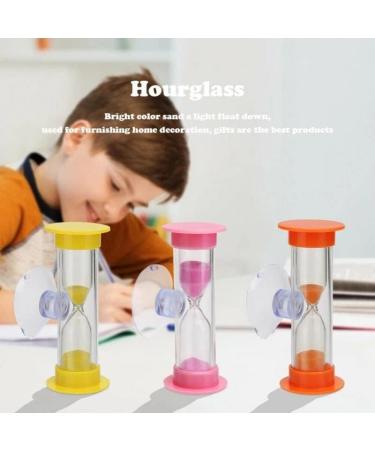 Children's Handwroll Toothbrush & 2-Minute Sandglass Timer - Mini Hourglass for Brushing Teeth (Pink) | International Shipping - Buy Online on GoSupps.com