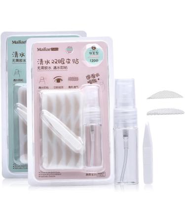 FOMIYES 2 Packs Makeup Tape Double-fold Eyelids Double Eyelid Paster Double Eyelid Sticker Sample Cosmetic - Buy Online on GoSupps.com
