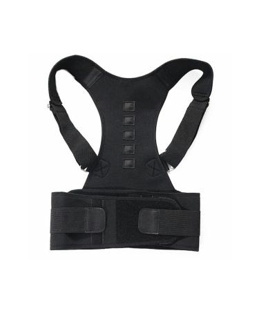 ZUIAI Back Waist Adjustable Adult Correction Belt Trainer Shoulder Lumbar Brace Spine Support Vest(3X-Large) 3X-Large As Shown