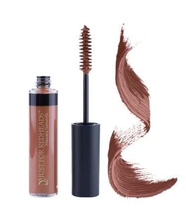 Just for Redheads Mascara Naturelle Ginger Red (New Packaging) Color Enhance Blonde/Pale Lashes Hypoallergenic Cruelty-Free Made in USA