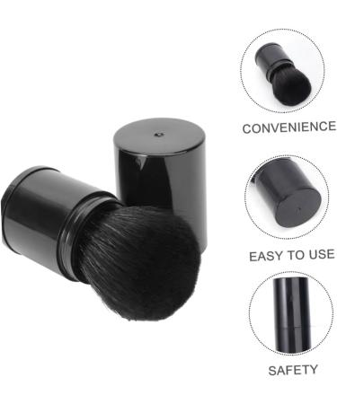 Housoutil Cosmetics Blush Brush Highlighter Liquid Foundation Brush Face Powder Puff Face Makeup Foundation Bronzer Makeup Powder Puff Travel Single Head Shower Stool - Buy Online on GoSupps.com