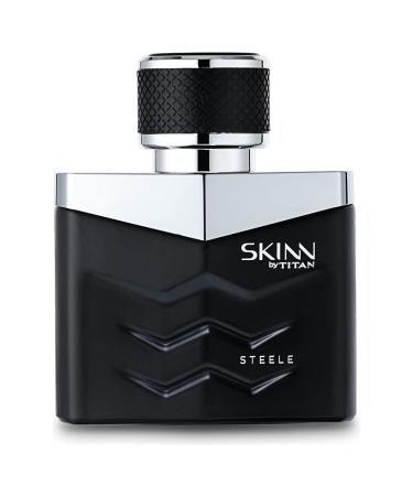 Titan Steele Long Lasting Edp For Men - 50 Ml | Perfume For Men | Eau De Parfum For Men | Men's Cologne | For Daily Use | Grooming Essentials Wood Spray - Buy Online on GoSupps.com