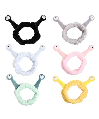 OKwife Cartoon Snail Antenna Plush Headband - Women & Girls Washing Face Hairband Turban - Buy Online on GoSupps.com