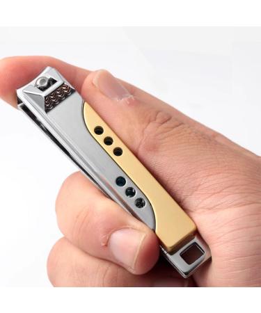 Portable Single Large Adult Hand and Foot Nail Clippers Durable and Portable Multifunctional Gold - Buy Online on GoSupps.com