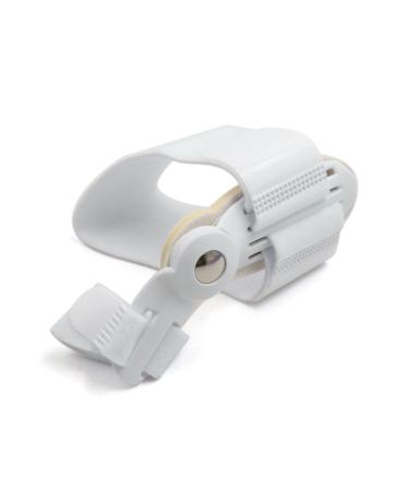 Ruilogod White Adjustable Foot Care Hallux Valgus Big Toe Correction Brace for Night Use