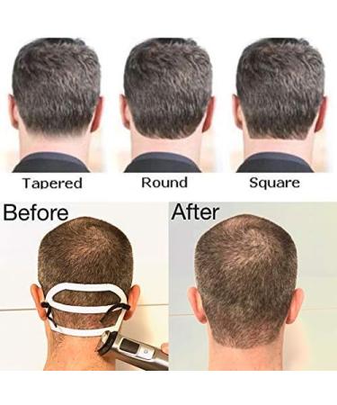 Neck Hair Liner - perfect Straight or Curved Neck Hairline guide template stencil. Perfect trimmer and haircut accessory for DIY home barber and hairdresser Neck Hair Trimming Shaving Self Cutting. - Buy Online on GoSupps.com