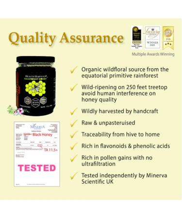 Health Harvest Tualang Black Honey 50g Total Activity 115+ Pollen count 4M+ Pollen Varieties 100+ Intense Choice for Therapy & Rehabilitation Won multiple awards - Buy Online on GoSupps.com