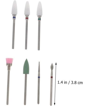 FRCOLOR 3 Sets Nail Clipper Grinding Head Ceramic Electric File for Nails Nail Kit Nail Drills Diamond Nail Drill Bits Nail File Drill Diamond Drill Bit Manicure Combination Diamond - Buy Online on GoSupps.com